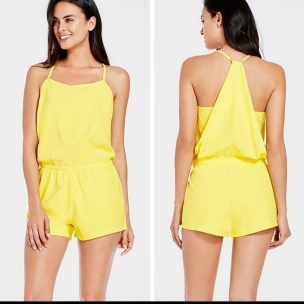 Fabletics “Neema” Yellow Romper - Size S